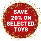Save 20% on selected toys. Use code TOYS20.