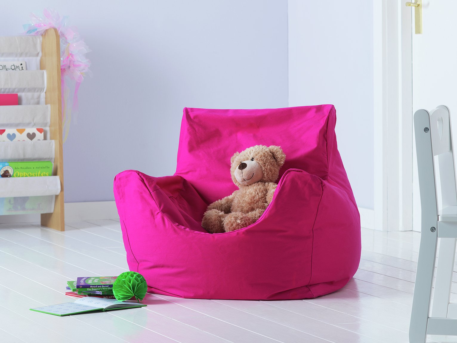 Argos Home Kids Funzee Pink Bean Bag Chair