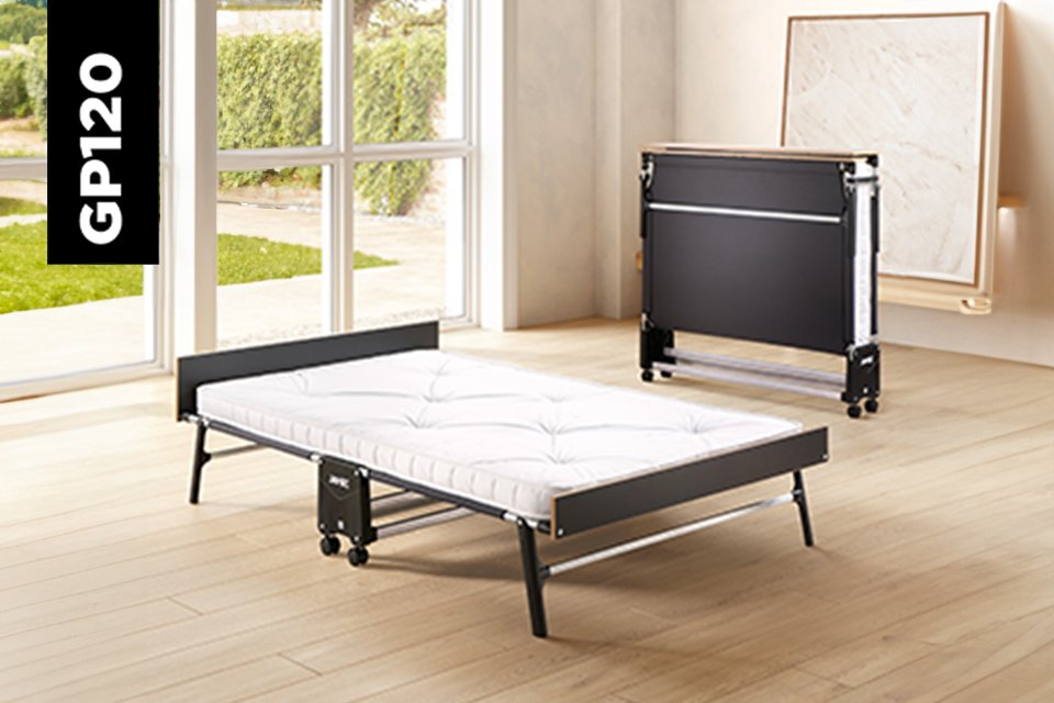 Jay-Be® Grand small double folding bed with e-Pocket mattress. 