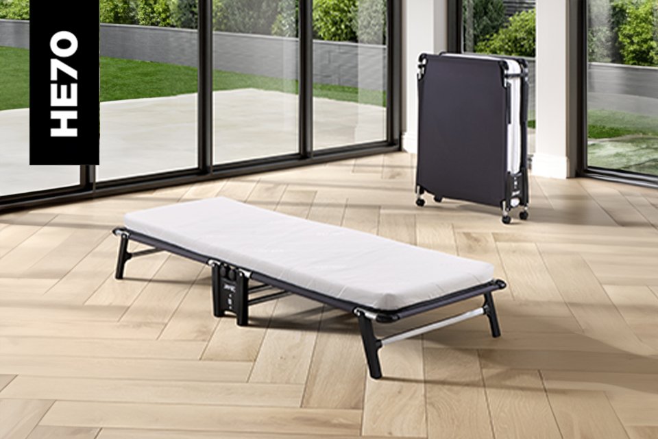 Jay-Be® Hideaway single folding bed with e-Fibre mattress.