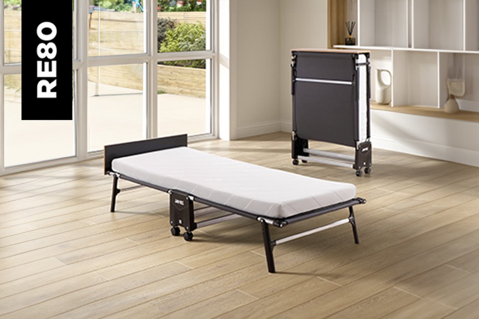 Jay-Be® Rollaway single folding bed with e-Fibre mattress. 