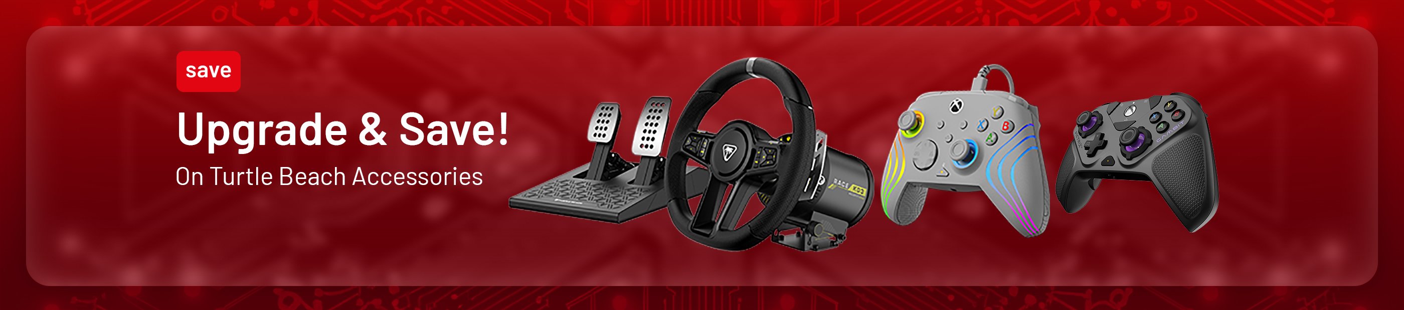 Upgrade & save! On Turtle Beach accessories.