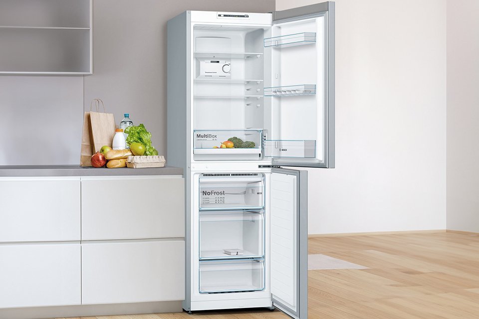 50 / 50 fridge freezers. The ideal balance of equal space for both fresh and frozen food.