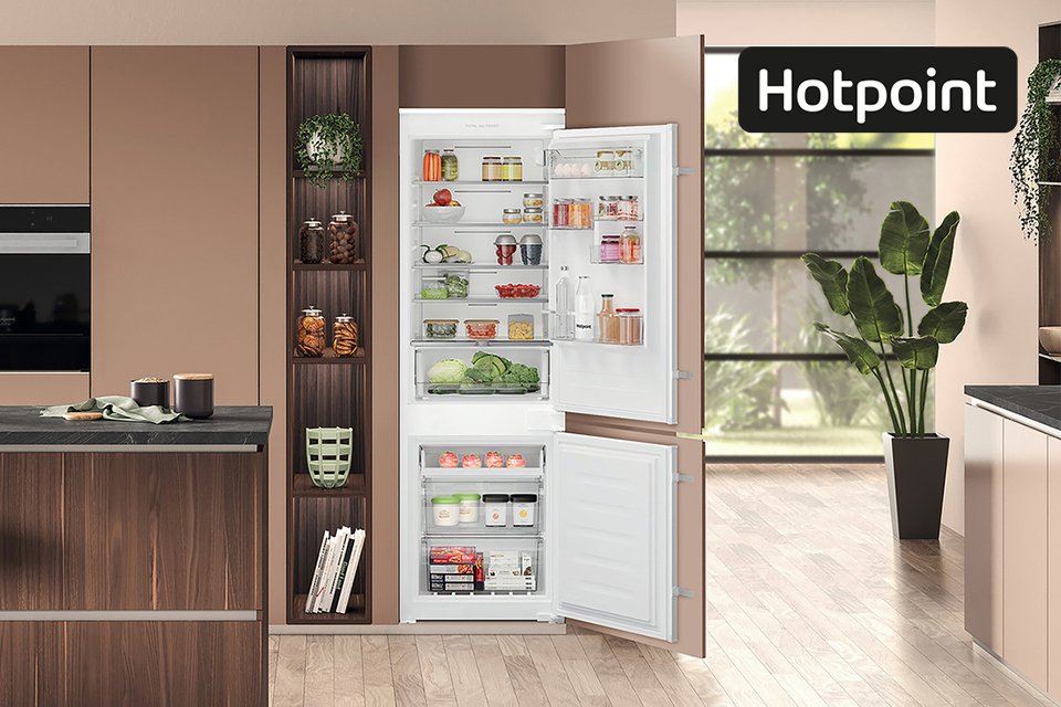 Hotpoint.   Built with reliable performance for busy households.