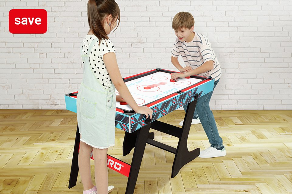 Save 50% on Hy-Pro 4ft 12 in 1 folding multi table with code HYPRO50.