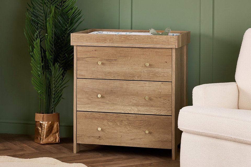 OBaby Nika Changing Unit - Oak.