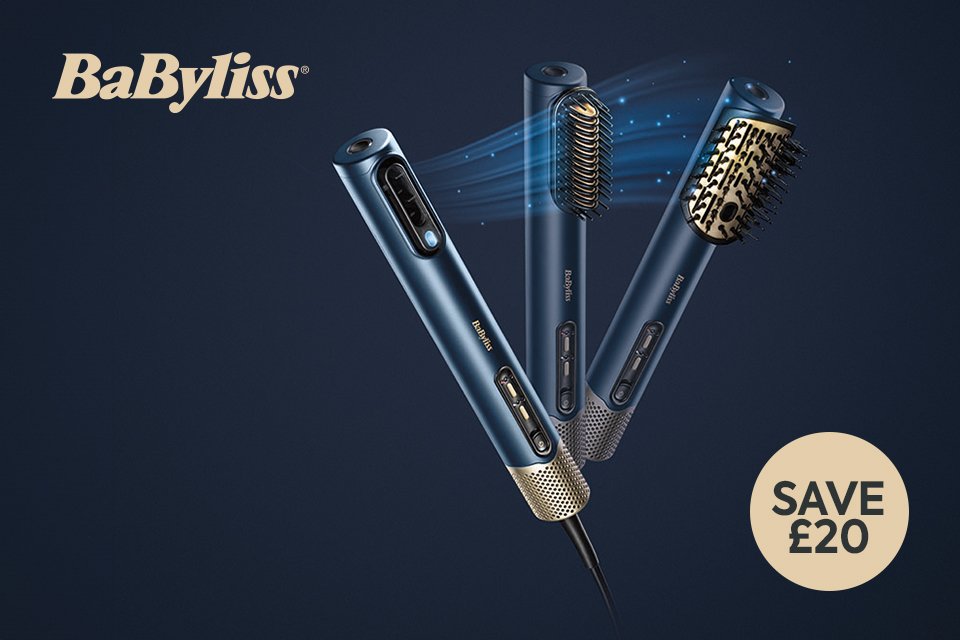 Dry, straighten & style with air. Save £20 on the air wand.