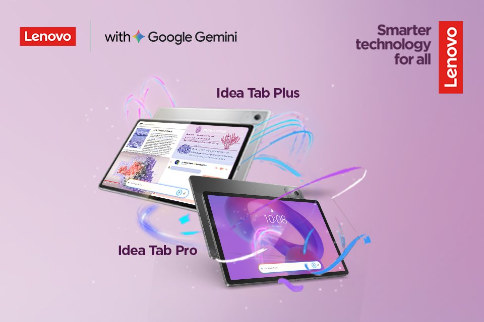 Lenovo Idea Tab Plus and Idea Tab Pro. Create Freely. Learn Brilliantly.
