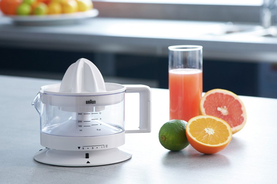 Braun CJ3000 Citrus Juicer - White.