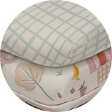 Two kids' mattresses with fitted sheets.