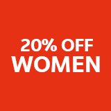 20% off women.