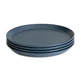 Habitat Addison 4 Piece Stoneware Side Plate - Blue.