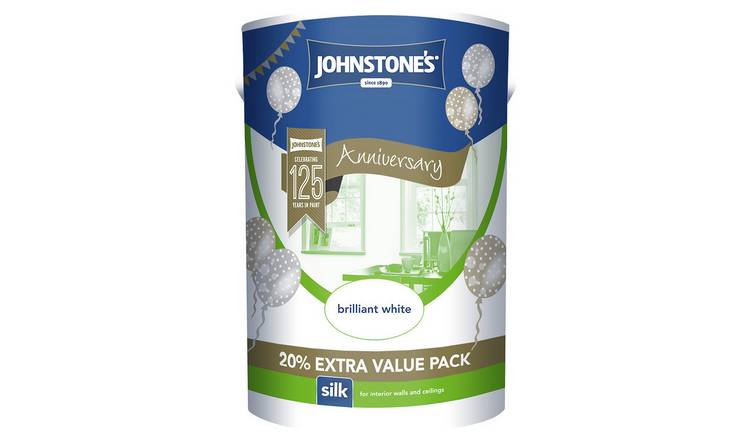 Johnstone's Brilliant White Silk Emulsion 6L