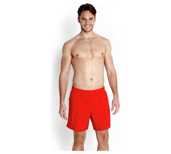 Buy Speedo Solid Leisure Small Swimming Shorts - Red at Argos.co.uk ...