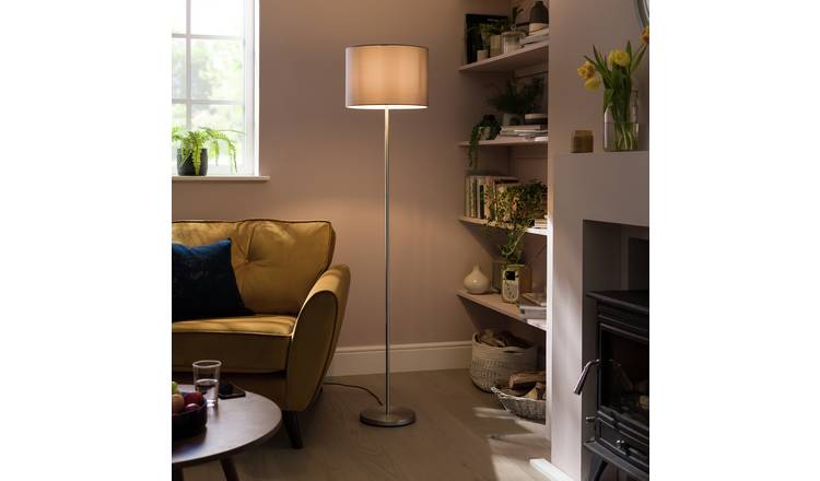 Argos grey store floor lamp