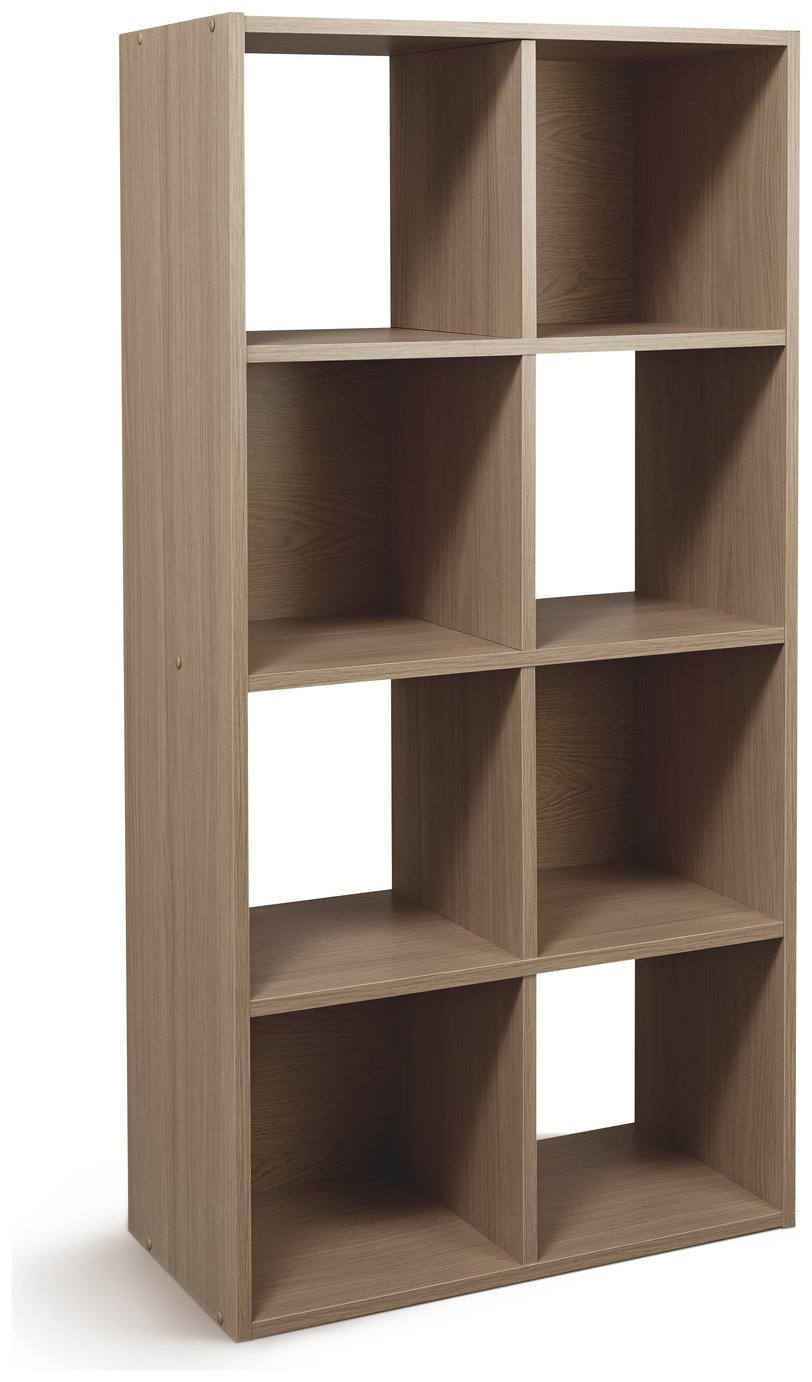 Habitat Squares 8 Cube Storage Unit - Oak Effect