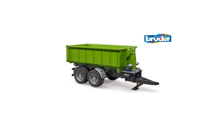 Bruder 1:16 Roll‑Off Container Trailer for Tractors - Green