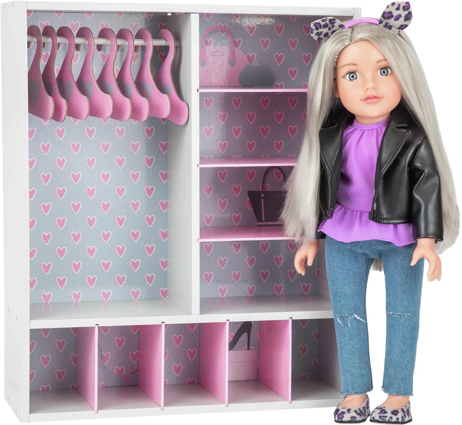 dolls wardrobe argos