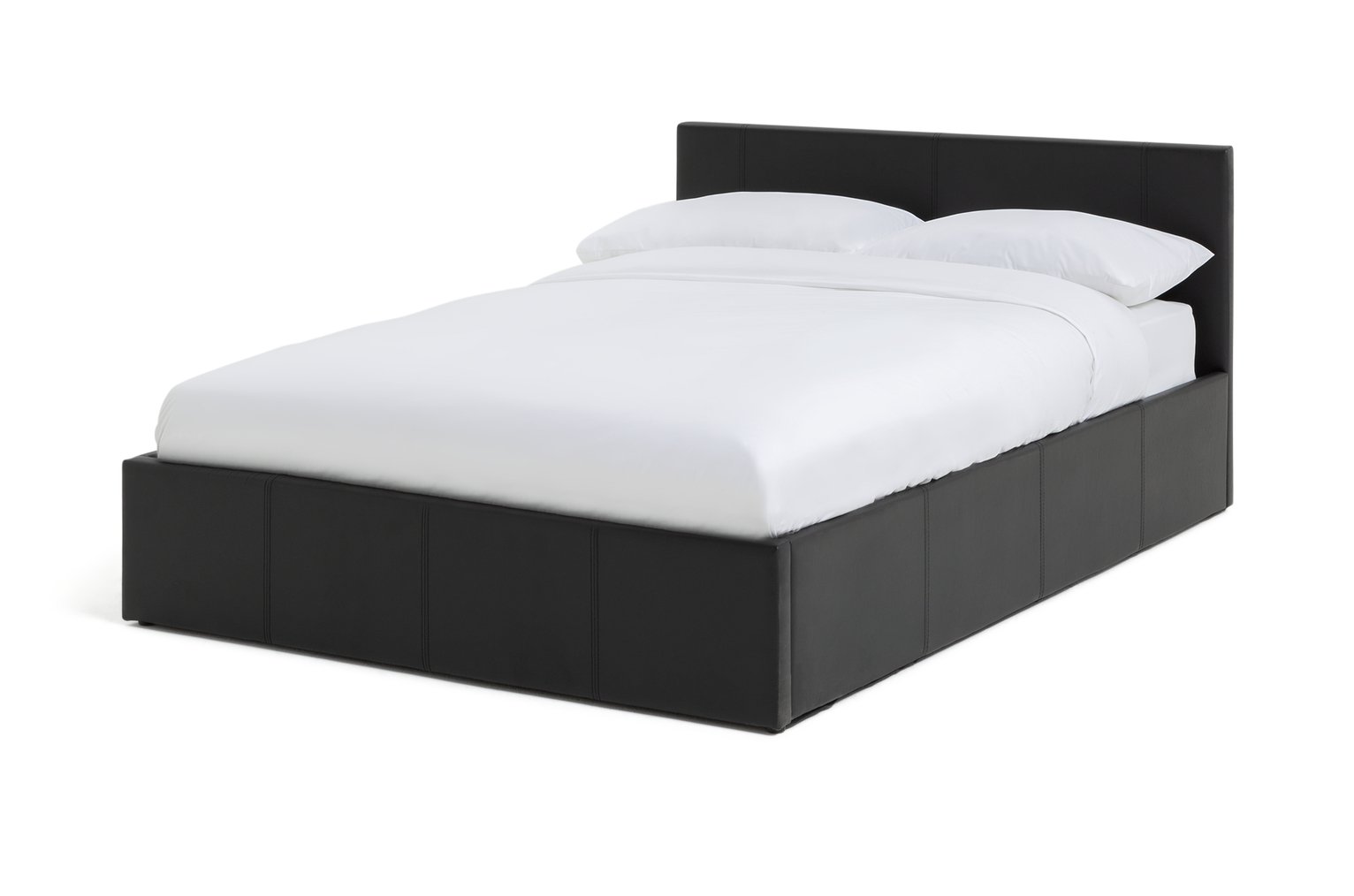 Habitat Lavendon Double End Open Ottoman Bed Frame -Black