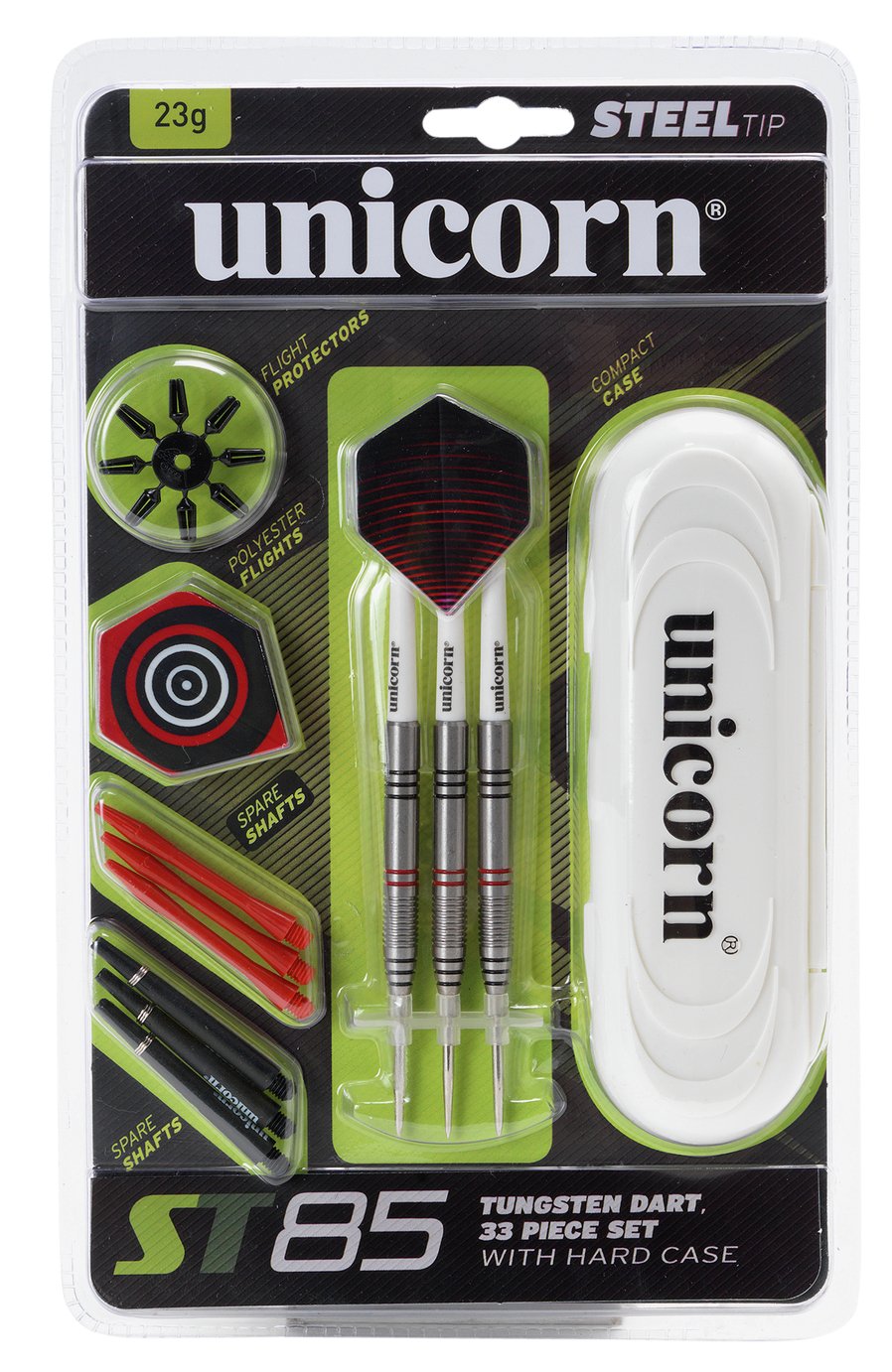 Unicorn ST85 23g Tungsten Darts Set - 33 Piece Review