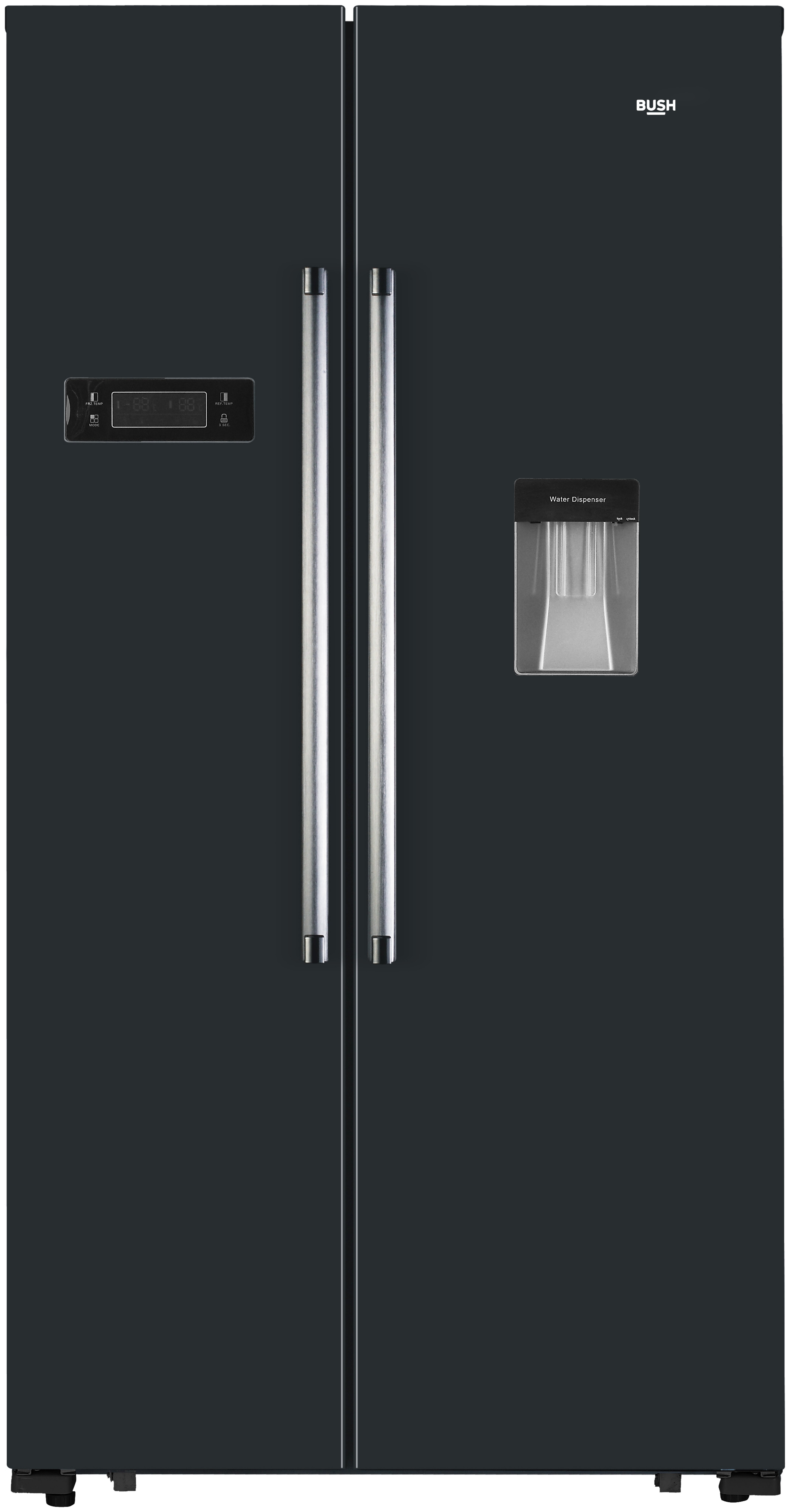 Bush BSBSFFWTDB Side by Side Fridge Freezer Black Reviews