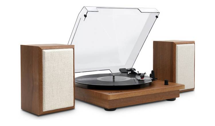 Victrola Montauk Turntable with Speakers - Oak