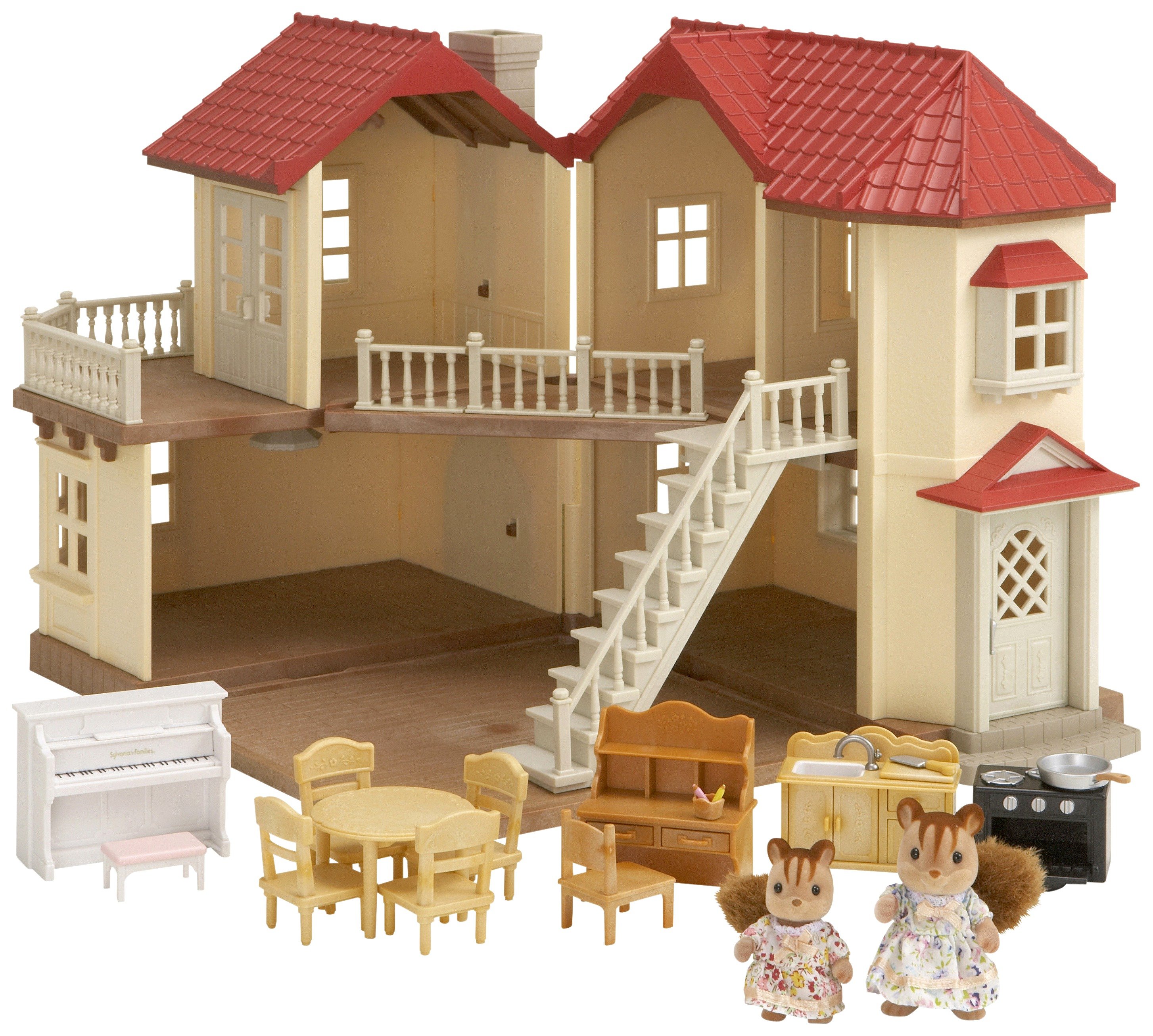 argos sylvanian families beechwood hall