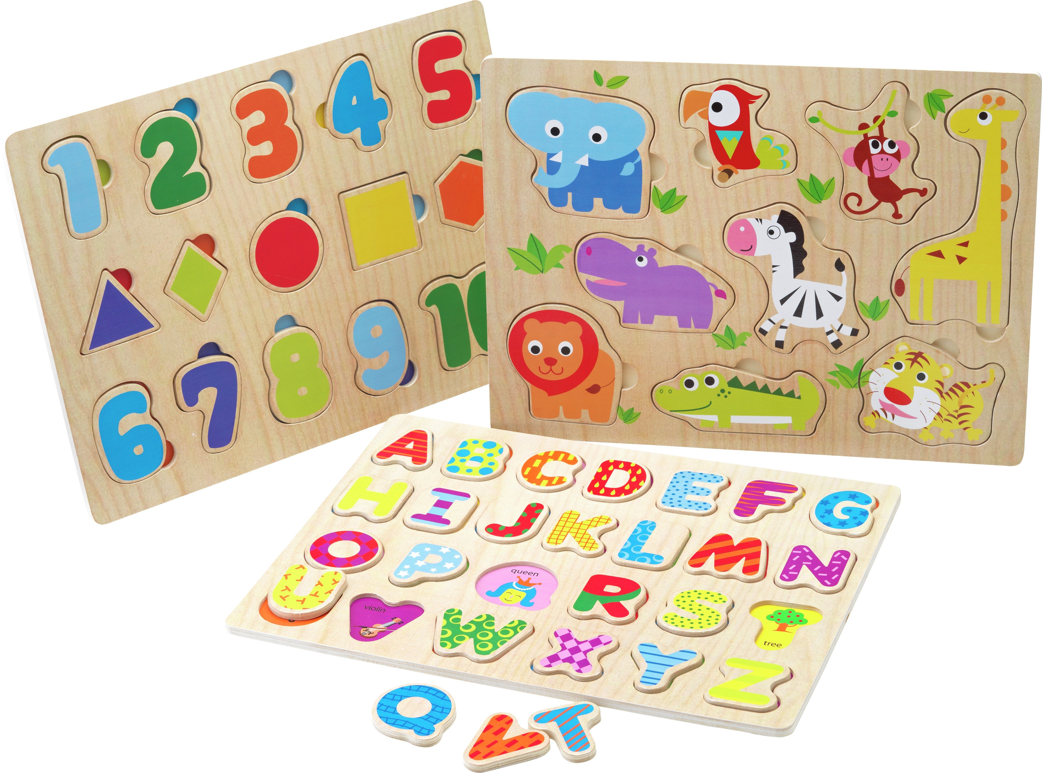 wooden puzzles for babies