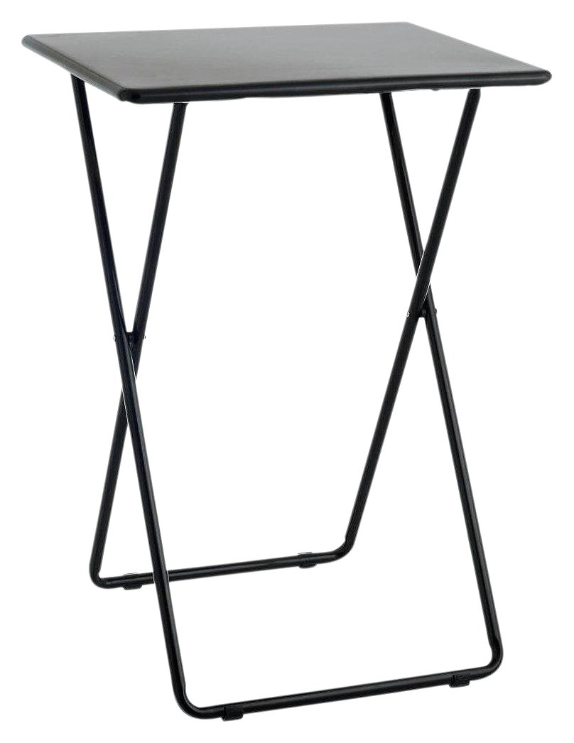Habitat Airo Metal Folding Table - Black