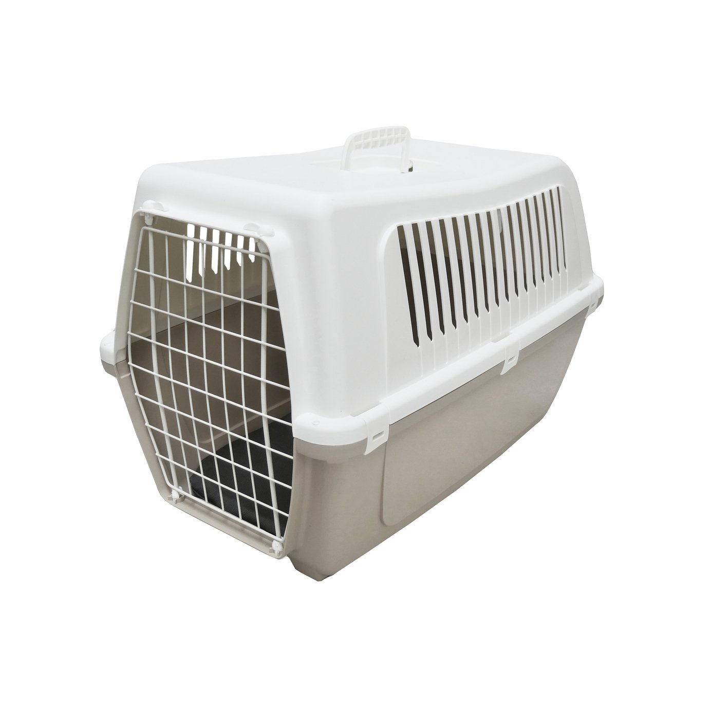 Rosewood Plastic Pet Carrier with Cushion - Large