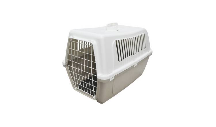 Rosewood Plastic Pet Carrier with Cushion - Large
