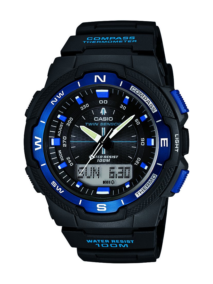 Casio Men s Sports Combi Black Resin Strap Watch 4144955 Argos Price Tracker pricehistory