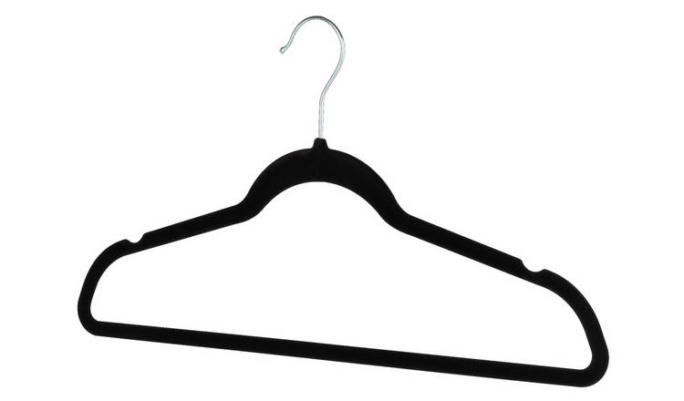 Buy Argos Home Set of 10 Wooden Hangers, Clothes hangers