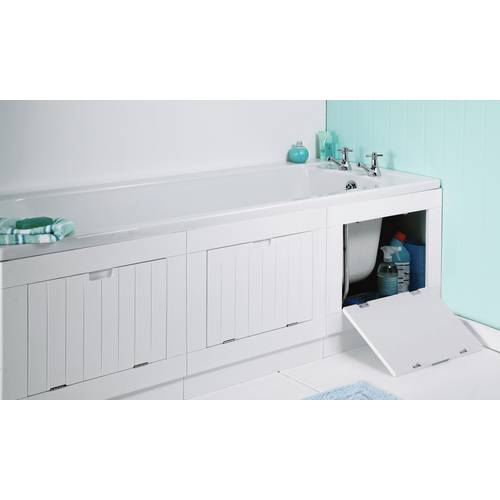 Buy Argos Home Hideaway Bath Panel - Matt White | Bath ...