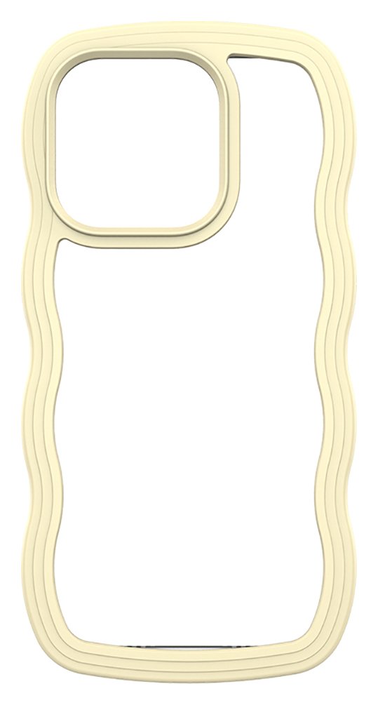Proporta iPhone 15 Pro Max Wavy Phone Case - Cream