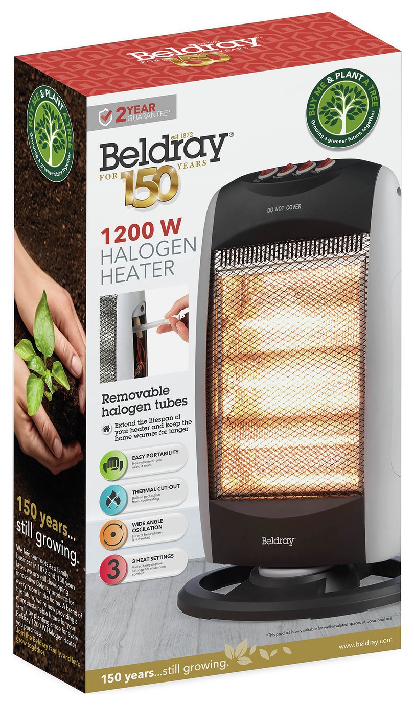 Beldray 1.2kW Halogen Heater