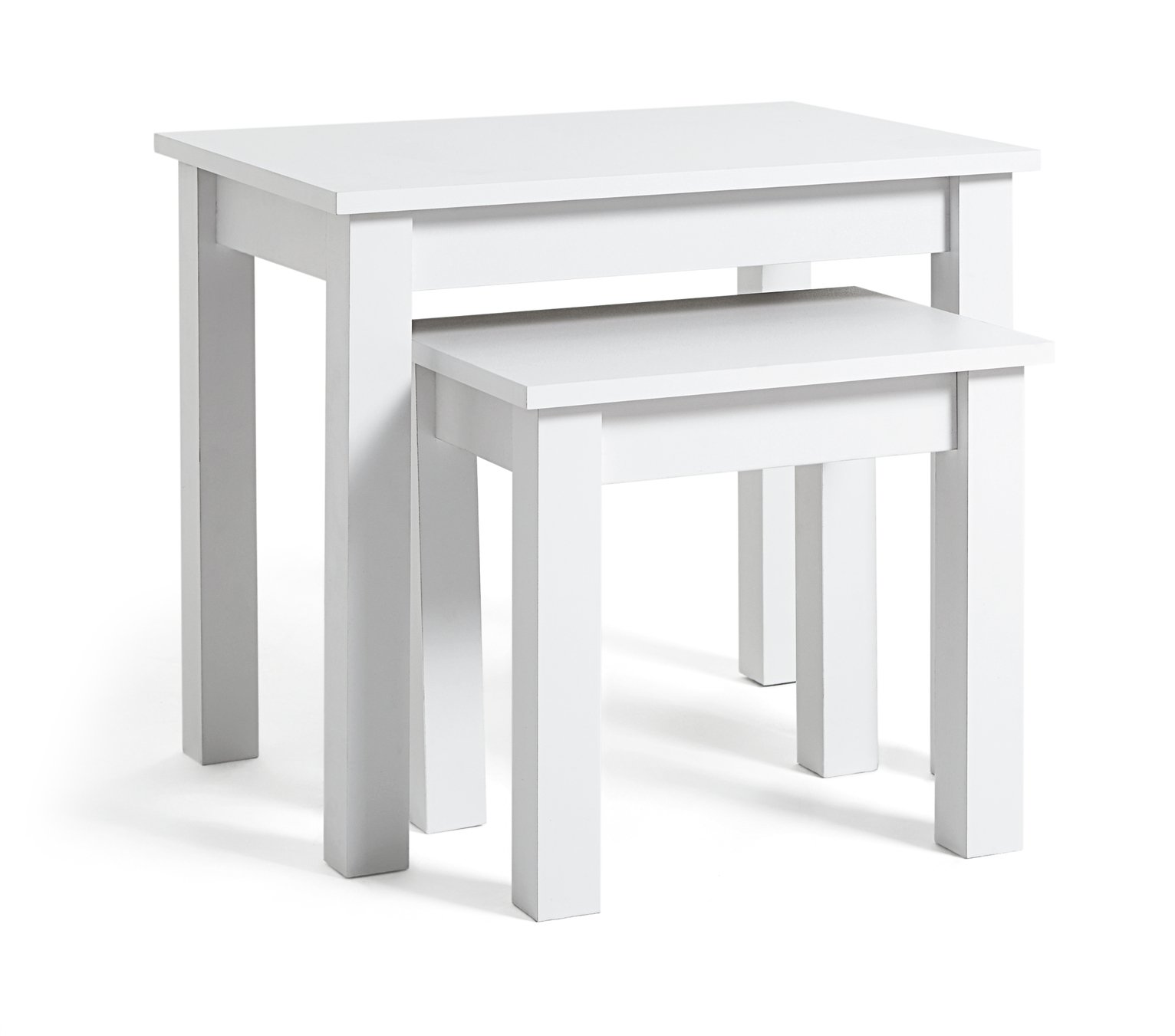 Argos Home Nest of 2 Tables - White