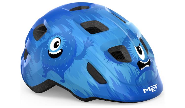 Met Hooray Kids Helmet - Blue Monsters Glossy