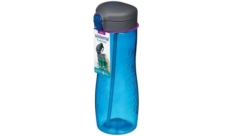 Sistema Hydrate Tritan Quick Flip Sipper Water Bottle -800ml