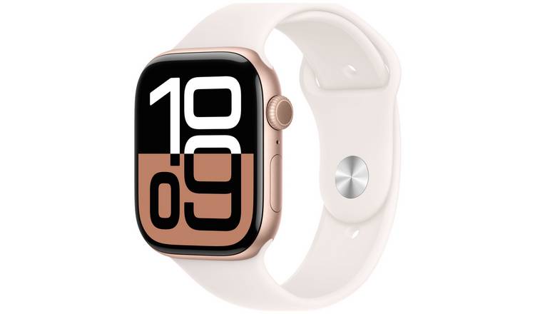 Apple Watch Series 10 GPS 46mm Rose Gold Light Blush - S/M