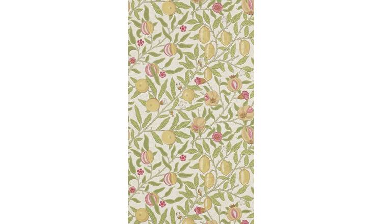 Morris & Co. Pomegranate Green Floral Wallpaper