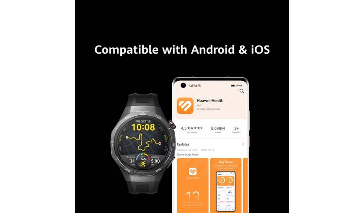 Buy HUAWEI Watch GT5 Pro 46mm Smart Watch - Black | Fitness and