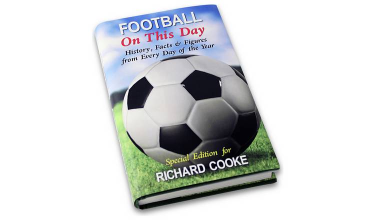 Personalised Message Football On This Day Book