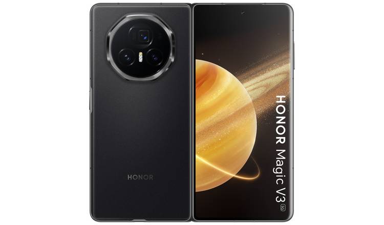 SIM Free HONOR Magic V3 5G 512GB AI Mobile Phone - Black