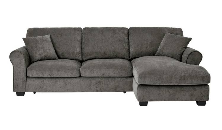 Argos Home Taylor Right Hand Corner Chaise Sofa Bed - Grey