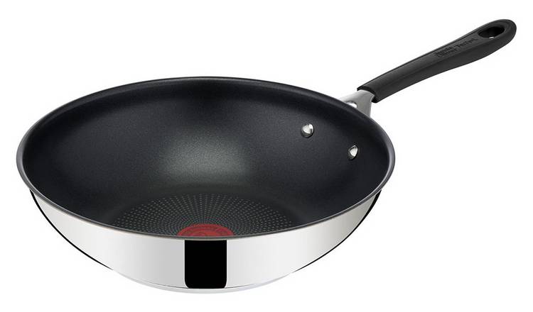 Tefal Jamie Oliver 28cm Home Cook Stainless Steel Wok