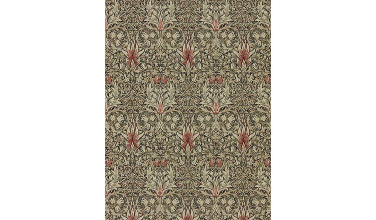 Morris & Co. Snakeshead Brown Floral Wallpaper 