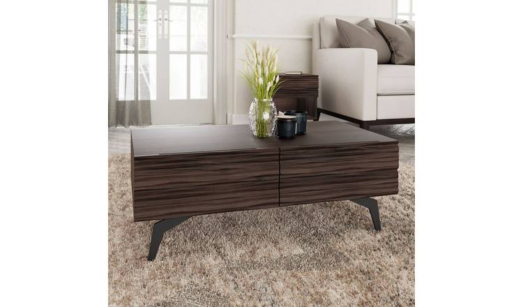 GFW Bantham 2 Drawer Coffee Table - Walnut