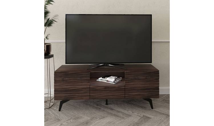 GFW Bantham 2 Door and 1 Drawer TV Unit - Walnut