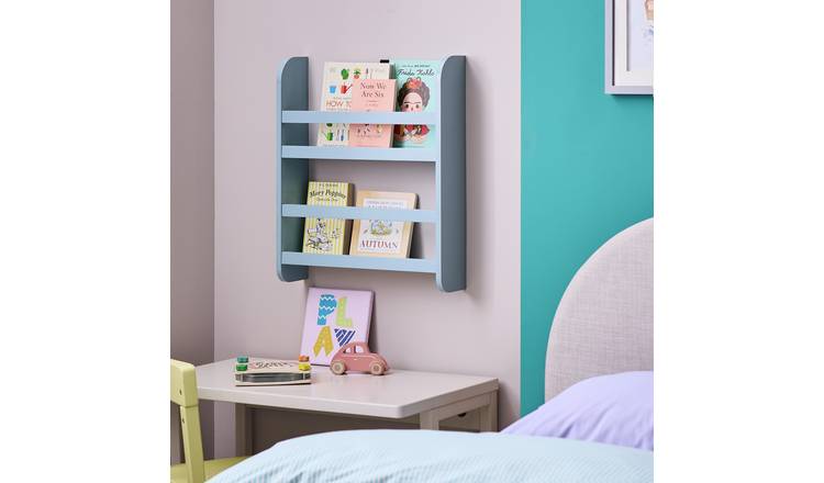 Habitat Kids Scandinavia Wall Mounted Mini Shelf - Duck Egg